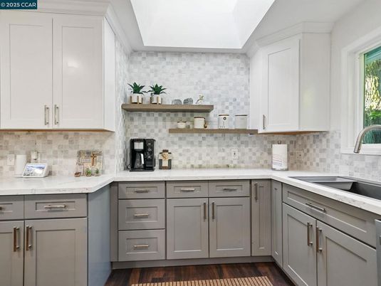 Interior, Kitchen, Wood Texture Flooring