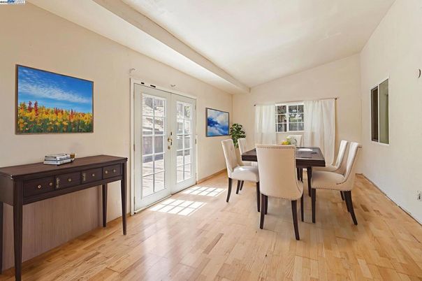 Dining room, Interior, Wood Texture Flooring