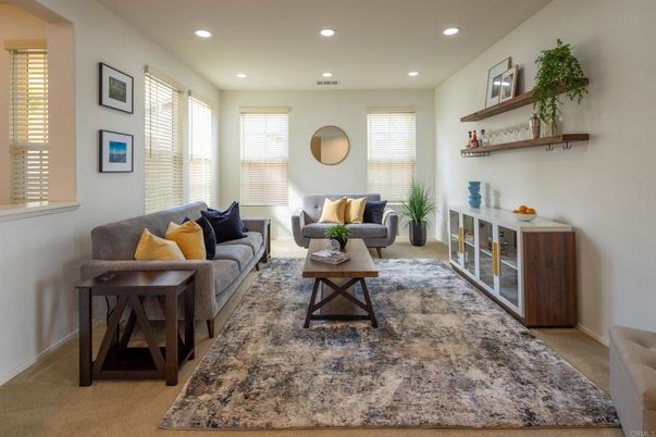 Interior, Living room, Recessed Lighting