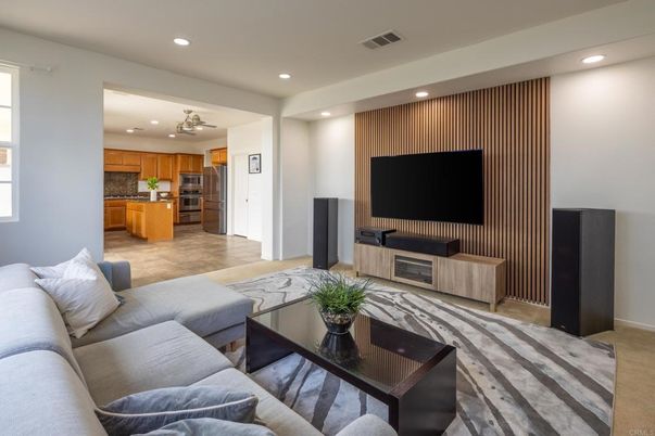 Interior, Kitchen, Living room, Recessed Lighting, Stainless Steel Appliances