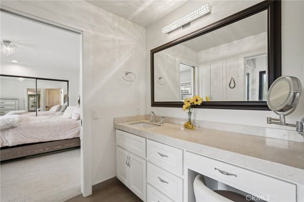 Bathroom, Bedroom, Dual Sink Vanities, Interior, Wood Texture Flooring