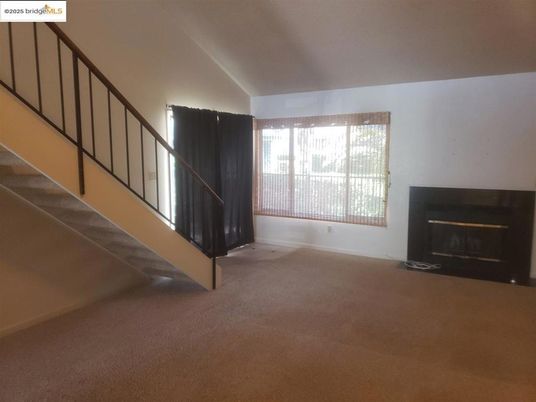 Empty room, Fireplace, Interior