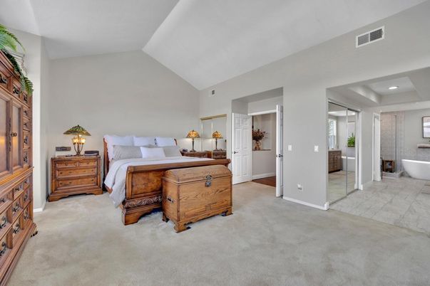 Bedroom, Interior, Recessed Lighting