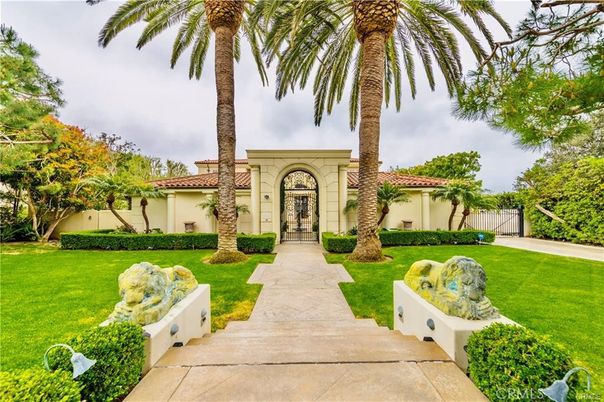 Backyard, Exterior, Facade, Spanish Mediterranean