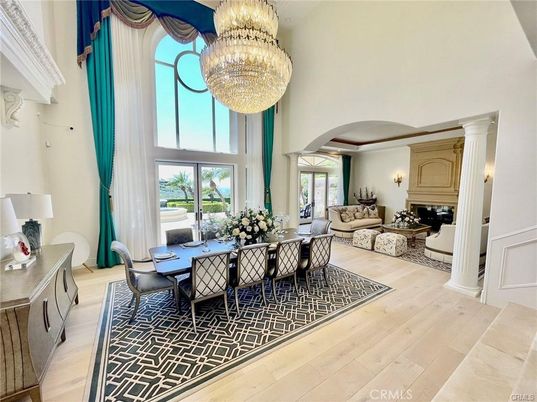 Chandelier, Dining room, Interior, Living room, Wood Texture Flooring
