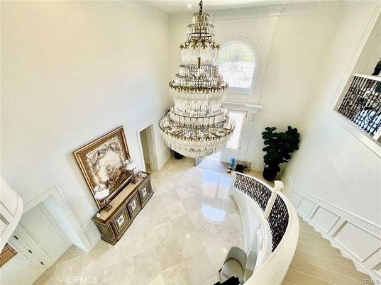 Chandelier, Interior, Recessed Lighting