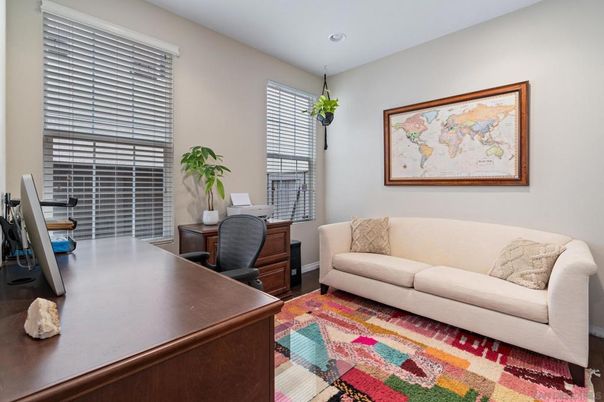 Home Office, Interior, Recessed Lighting
