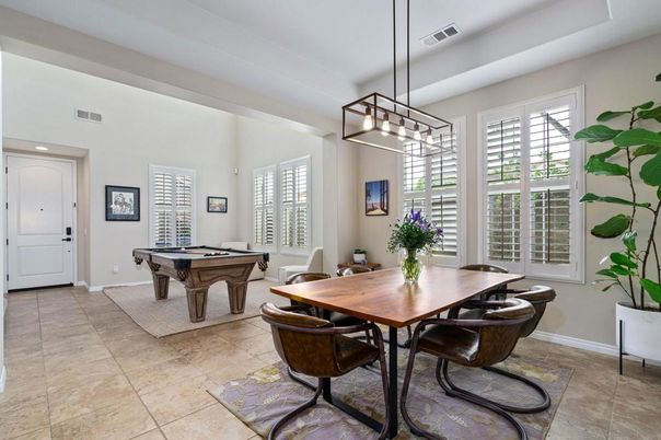 Billiard Table, Dining room, Game Room, Interior, Pendant Lights, Recessed Lighting