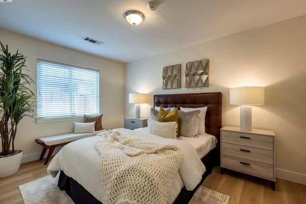 Bedroom, Interior, Wood Texture Flooring