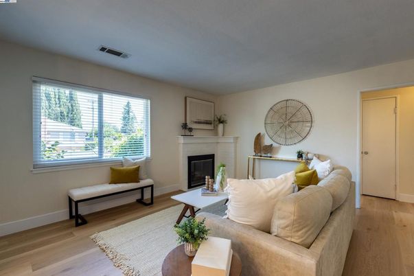 Fireplace, Interior, Living room, Wood Texture Flooring