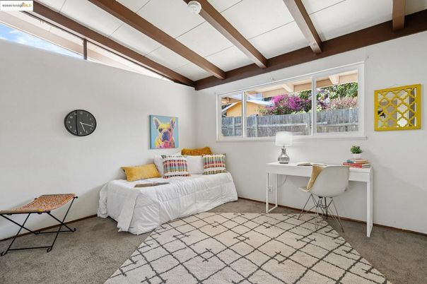 Home Office, Interior, Wooden Beams