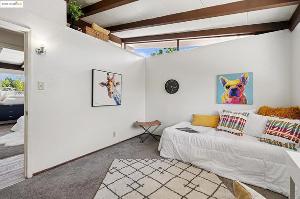 Bedroom, Interior, Wooden Beams
