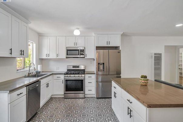 Interior, Kitchen, Recessed Lighting, Stainless Steel Appliances