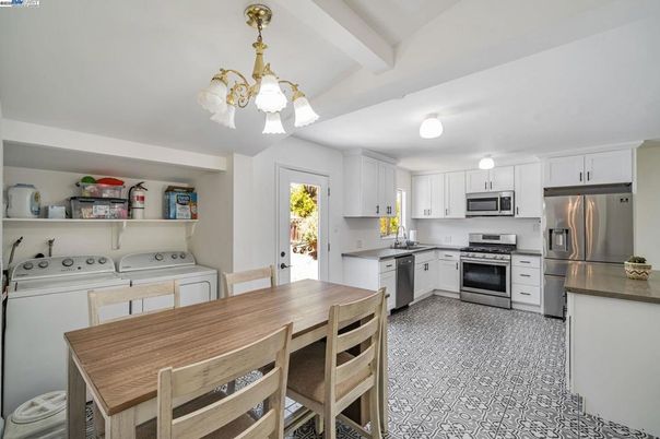 Interior, Kitchen, Stainless Steel Appliances, Washer