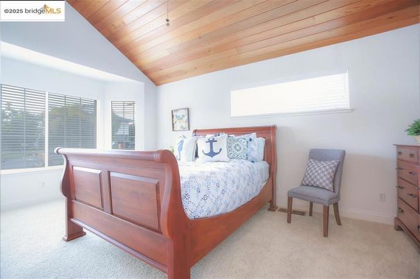 Bedroom, Interior, Wooden Ceilings