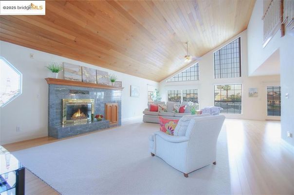 Fireplace, Interior, Living room, Wooden Ceilings, Wood Texture Flooring