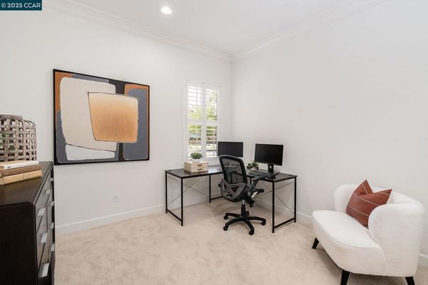 Home Office, Interior, Recessed Lighting