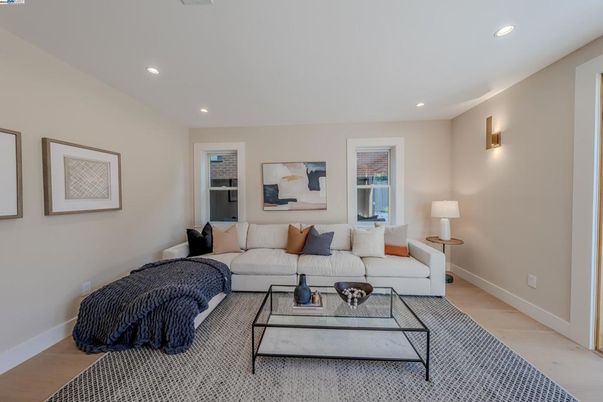 Interior, Living room, Recessed Lighting