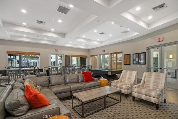 Billiard Table, Game Room, Interior, Living room, Recessed Lighting, Wood Texture Flooring