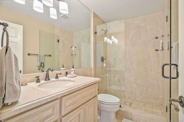 Bathroom, Glass Shower, Interior