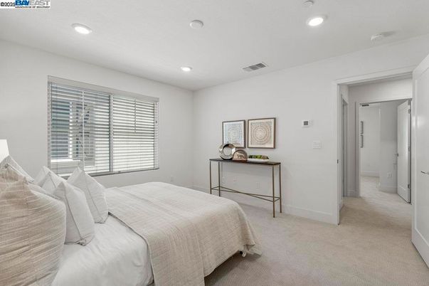 Bedroom, Interior, Recessed Lighting
