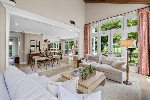 Dining room, Fireplace, Interior, Living room, Recessed Lighting