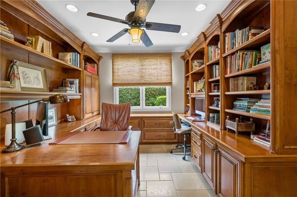 Home Office, Interior, Recessed Lighting