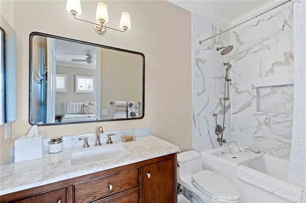 Bathroom, Dual Sink Vanities, Interior, Marble Walls