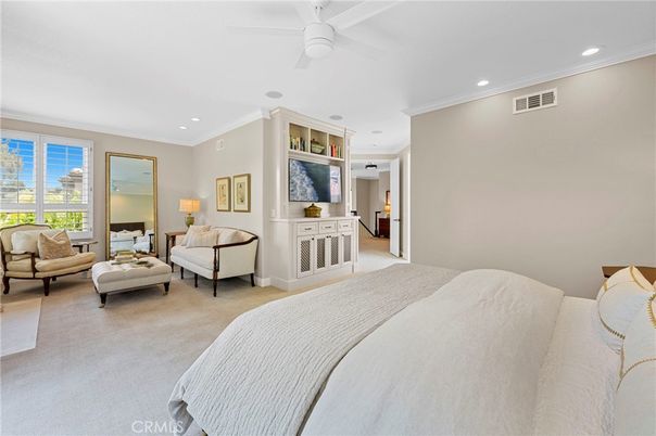 Bedroom, Interior, Recessed Lighting