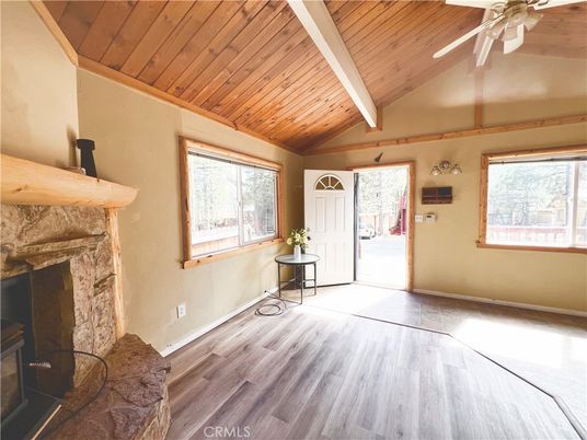 Fireplace, Interior, Wooden Ceilings, Wood Texture Flooring