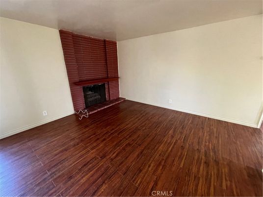Empty room, Fireplace, Interior, Wood Texture Flooring