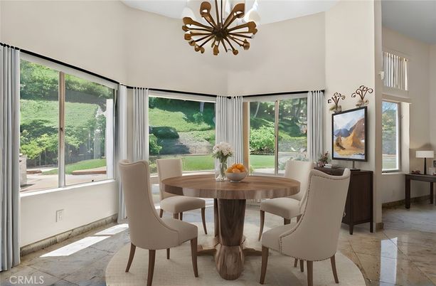 Dining room, Interior, Pendant Lights