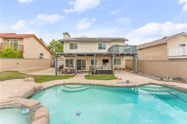 Exterior, Pool, Solar Panels