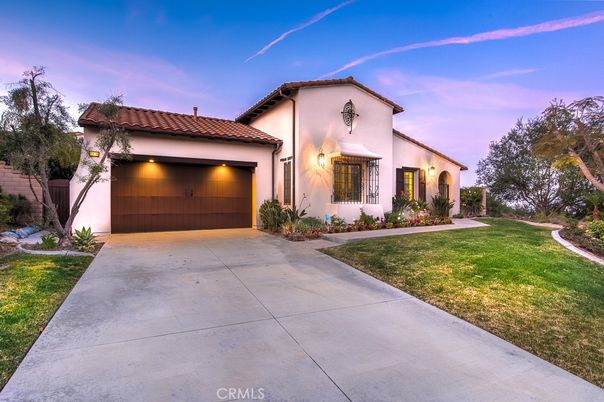 Attached, Backyard, Exterior, Facade, Spanish Mediterranean