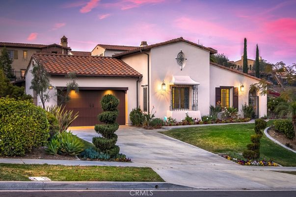Attached, Exterior, Facade, Spanish Mediterranean