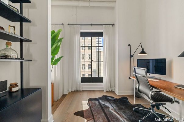 Home Office, Interior, Wood Texture Flooring