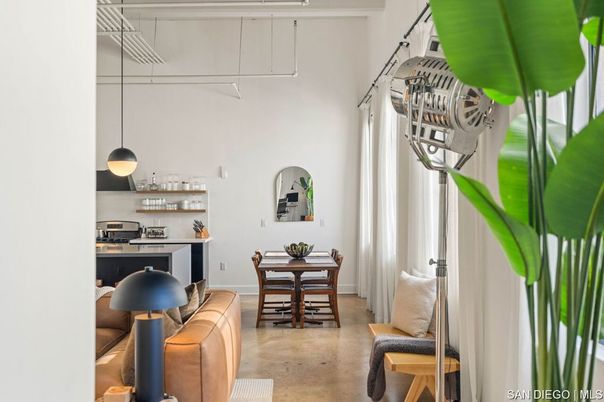 Dining room, Interior, Kitchen, Pendant Lights, Wood Texture Flooring