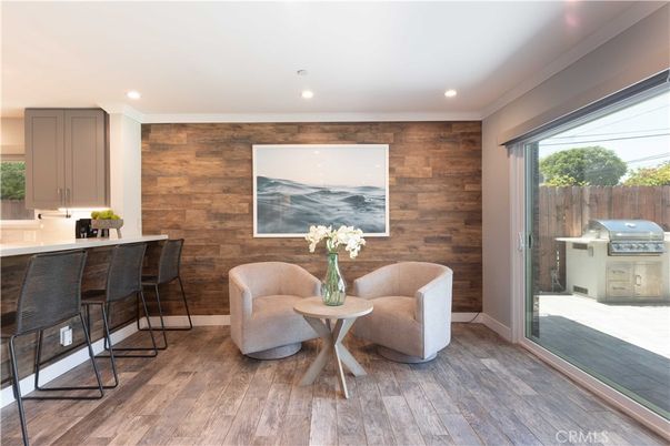 Interior, Recessed Lighting, Wood Texture Flooring, Wooden Walls