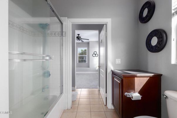 Bathroom, Glass Shower, Interior