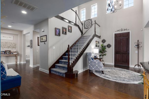 Chandelier, Interior, Recessed Lighting, Wood Texture Flooring