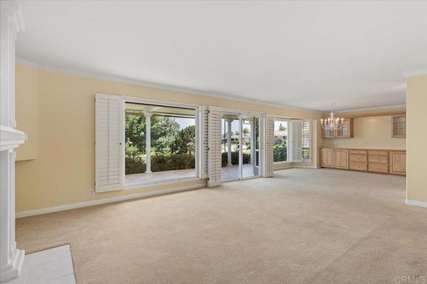Chandelier, Empty room, Interior