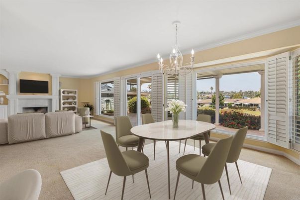 Chandelier, Dining room, Fireplace, Interior, Living room