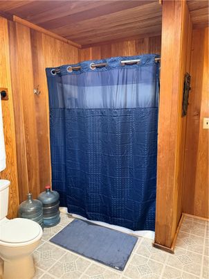 Bathroom, Interior, Wooden Walls