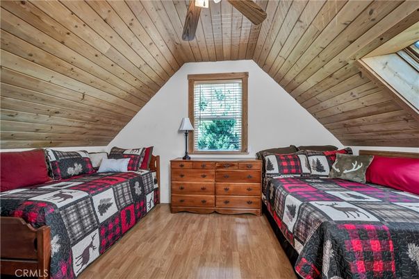 Bedroom, Interior, Wooden Ceilings, Wood Texture Flooring