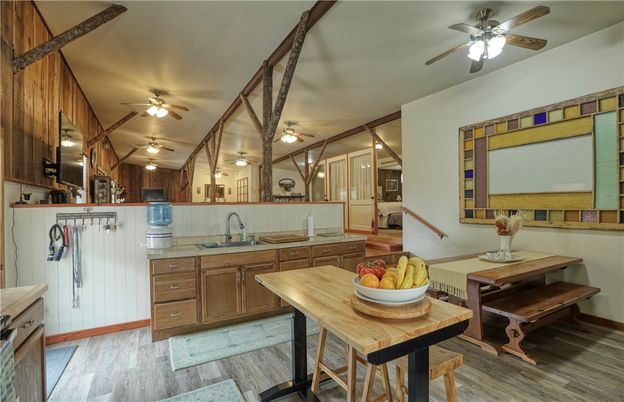 Dining room, Interior, Kitchen, Wood Texture Flooring