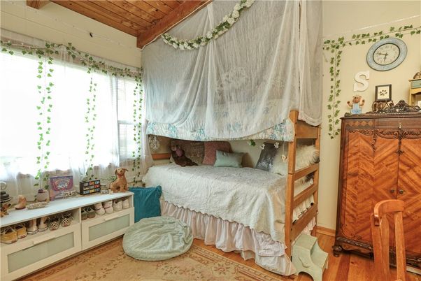 Bedroom, Interior, Wooden Ceilings, Wood Texture Flooring