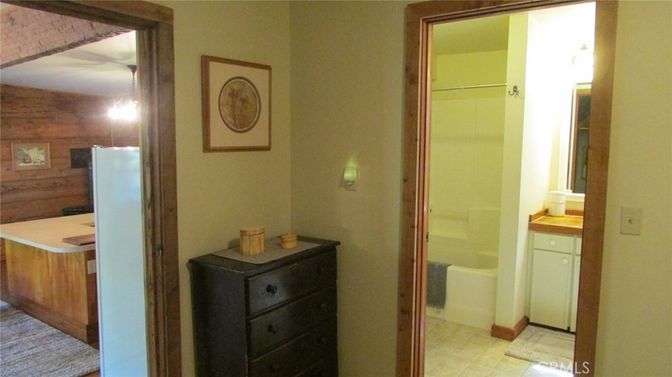 Bathroom, Glass Shower, Interior, Wooden Walls