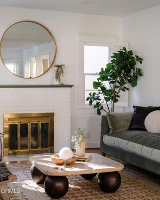 Fireplace, Interior, Wood Texture Flooring