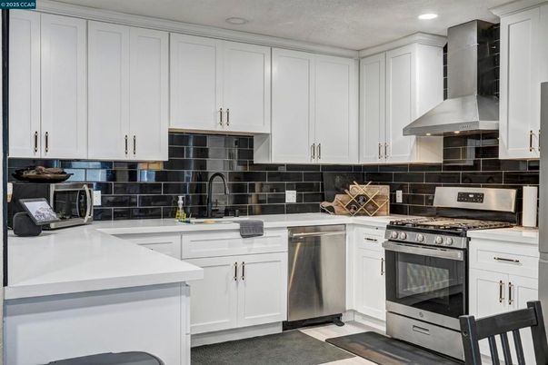 Interior, Kitchen, Recessed Lighting, Stainless Steel Appliances