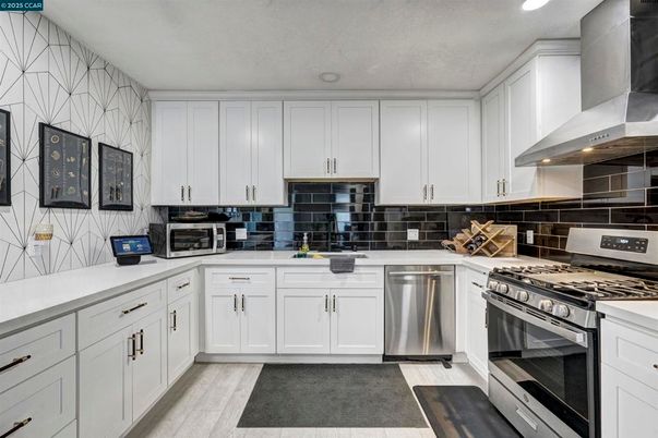 Interior, Kitchen, Recessed Lighting, Stainless Steel Appliances